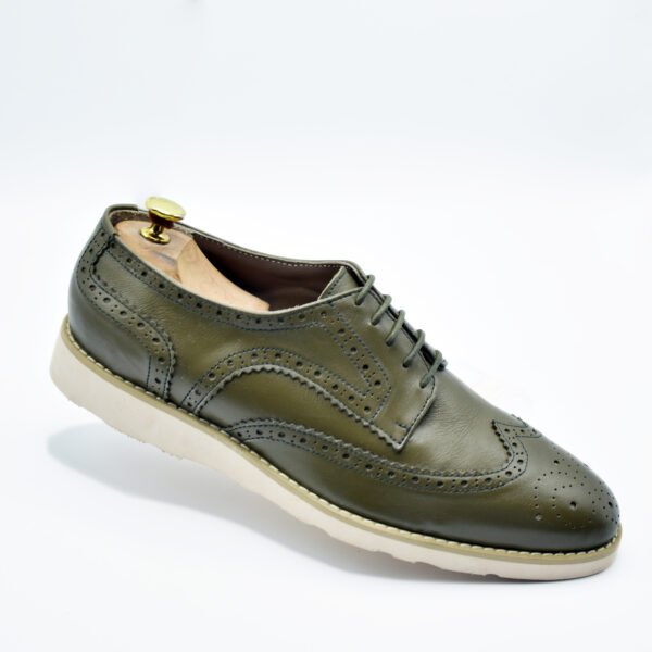 Mens Brogues shoe-Green