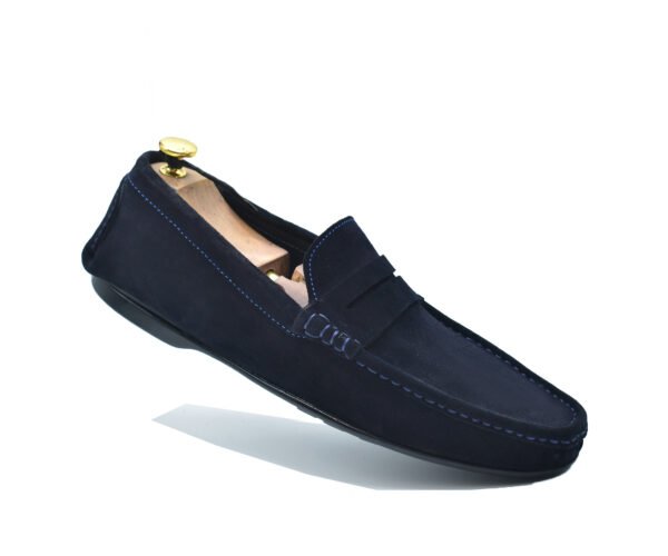 Men's Moccasin shoe- Blue OS02142