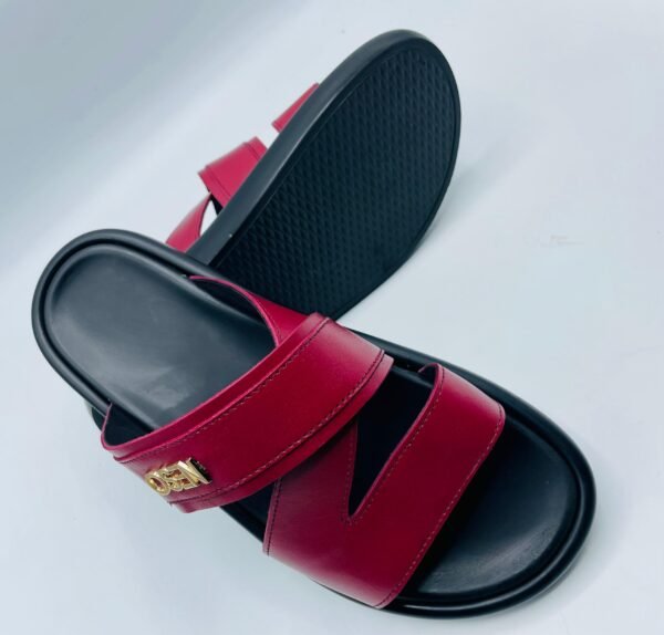 Men's Leather Slides - Image 6