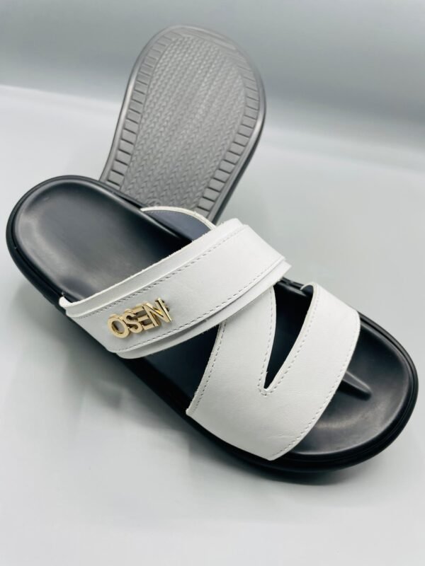 Men's Leather Slides - Image 3