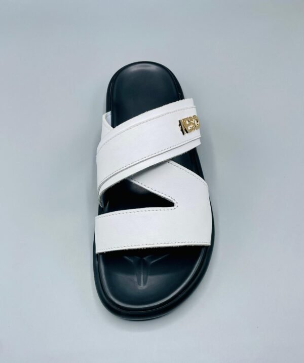 Men's Leather Slides - Image 2